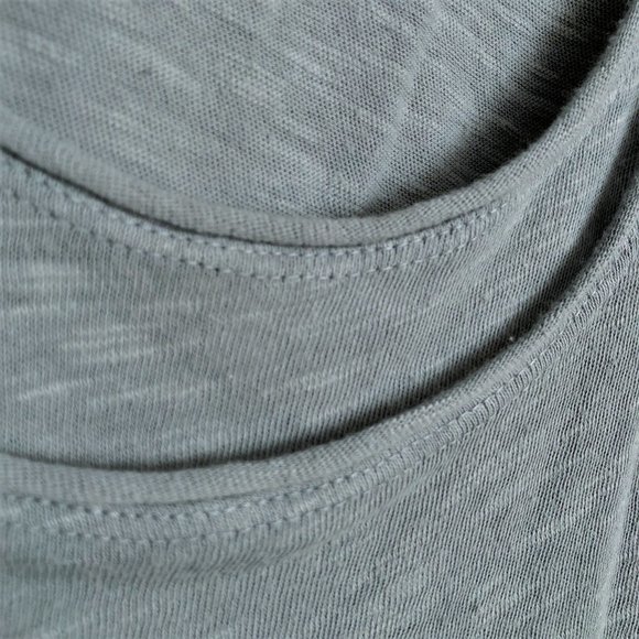 Free People Tee Phoebe Drapey Layered T-Shirt - L - Picture 4 of 5